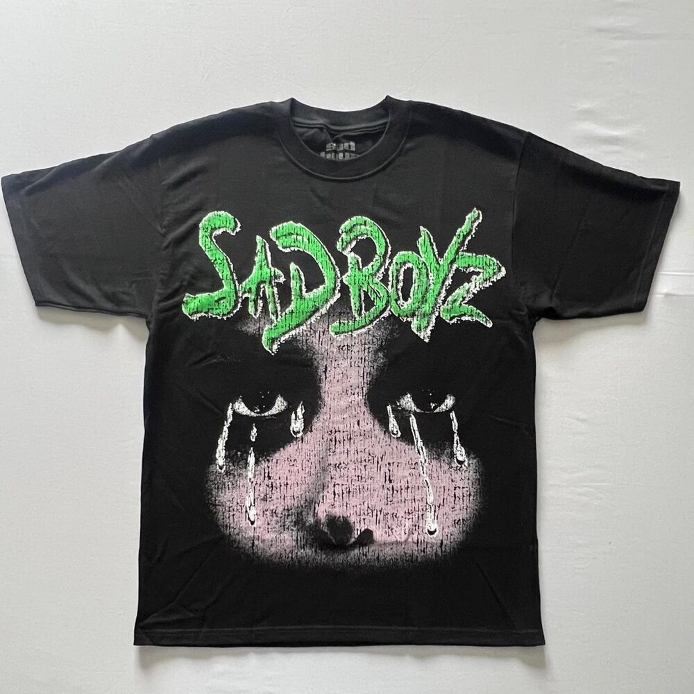 Sad Boyz by Junior H Black Graphic T-Shirt